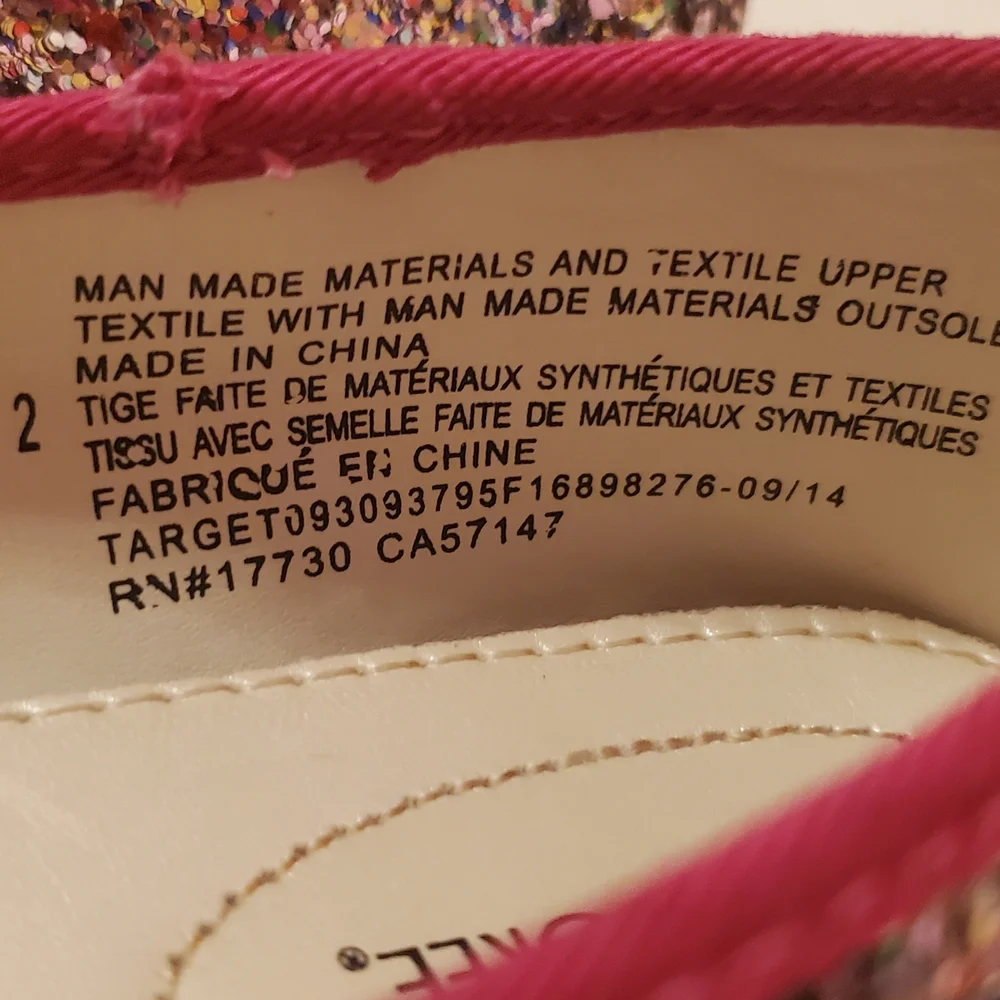 Girl's 2 Cherokee Fleta Glitter Ballet Flat